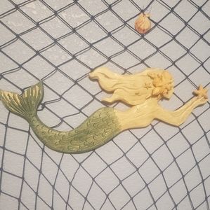 Mermaid wall decor resin